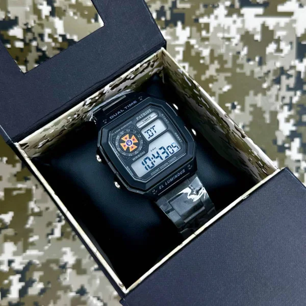 Часы наручные Patriot 011SIDSNS ДСНС Черные + Коробка. фото 3