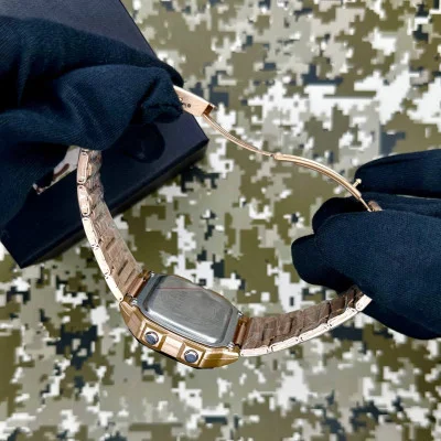 Часы наручные Patriot 011RGUAGD Трезубец золото Розовое Золото + Коробка.