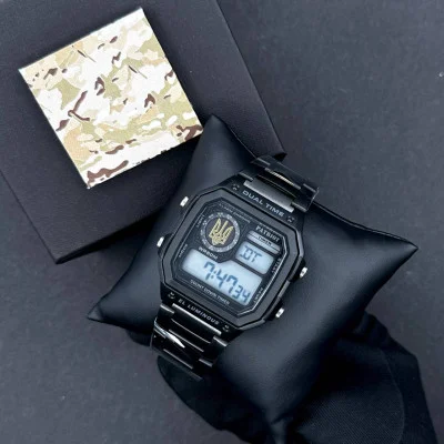 Patriot 011BKUAGD Тризуб золото Чорні + Коробка.