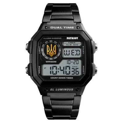 Patriot 011BKUAGD Тризуб золото Чорні + Коробка.