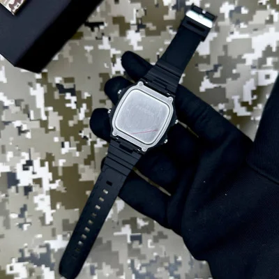 Часы наручные Patriot 010BKUASI Тризуб серебро Черные + Коробка.