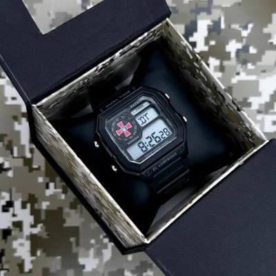Часы наручные Patriot 010BKSU ВСУ Черные + Коробка.