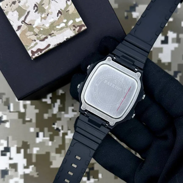 Годинник наручний Patriot 010BKPO Поліція Чорні + Коробка. фото 6
