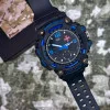 Годинник наручний Patriot 006BUSU ЗСУ Чорні з синім + Коробка. фото 6