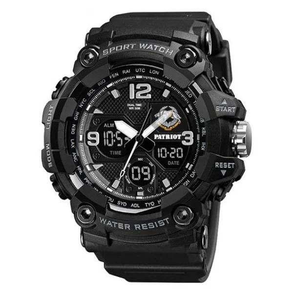 Часы наручные Patriot 006BKSSO ССО Черные + Коробка фото 3