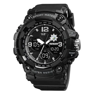 Часы наручные Patriot 006BKPO Полиция Черные + Коробка