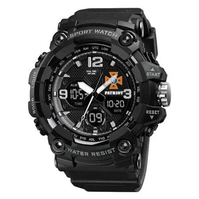 Часы наручные Patriot 006BKDSNS ДСНС Черные + Коробка