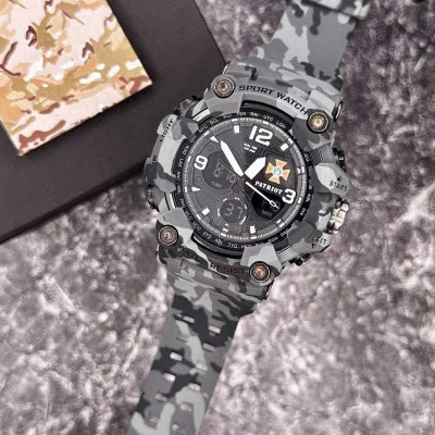 Часы наручные Patriot 006CMGYDSNS ДСНС Серый камуфляж + Коробка