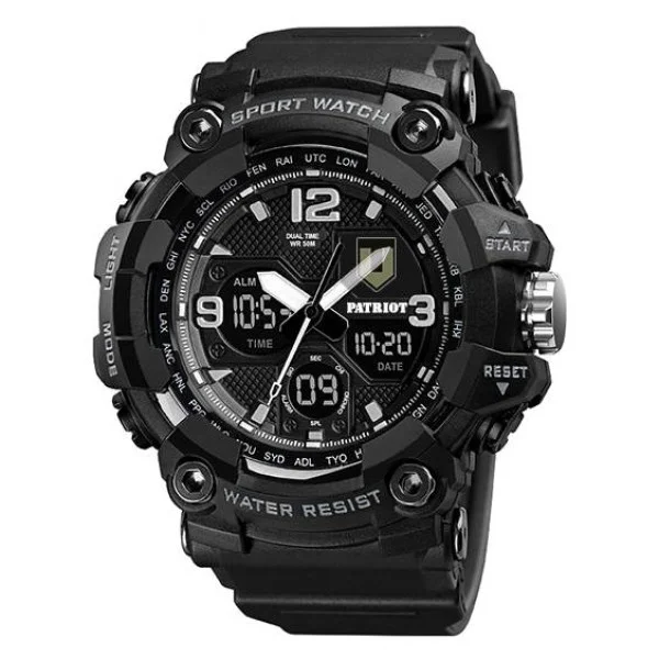 Годинник наручний Patriot 006BKTRO ТРО Чорні + Коробка фото 3