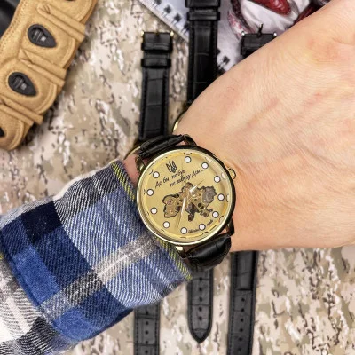 Часы наручные Patriot Mechanic Где бы ни был Gold-Gold Lumino