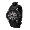 Годинник наручний Patriot 012BKSU ЗСУ Чорні Паракордовий ремінець Black + Коробка фото 3