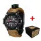 Patriot 012BKSU ВСУ Черные Паракордовый ремешок Khaki + Коробка