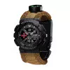 Годинник наручний Patriot 005BKSU ЗСУ Чорні Паракордовий ремінець Khaki + Коробка фото 7