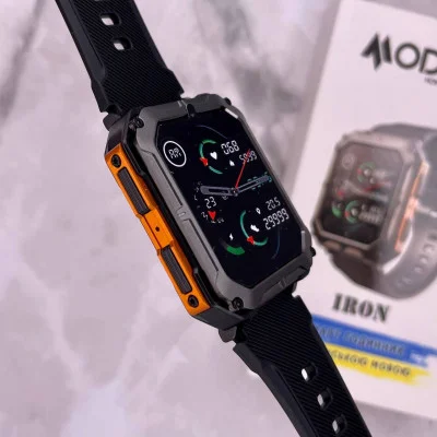 Смарт часы Modfit Iron Black-Orange