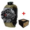 Годинник наручний Patriot 005CMGYSU ЗСУ Сірий камуфляж Паракордовий ремінець Army Green + Коробка фото 2