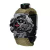 Часы наручные Patriot 005CMGYSU ВСУ Серый камуфляж Паракордовый ремешок Army Green + Коробка фото 7
