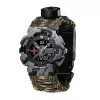 Годинник наручний Patriot 005CMGYSU ЗСУ Сірий камуфляж Паракордовий ремінець Camo Green + Коробка. фото 7