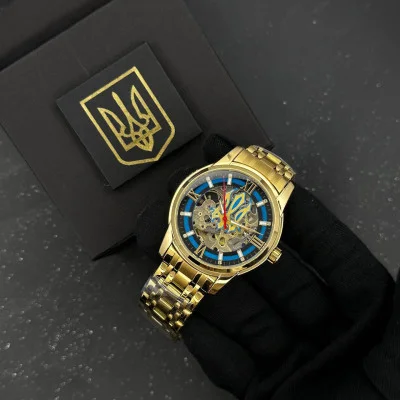 Часы наручные Patriot 025 Sharp Gold Blue.