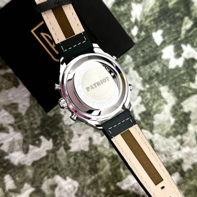 Часы наручные Patriot 017SIBK Трезубец золото Silver-Black