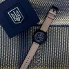 Годинник наручний Patriot 016 Black-Light Brown Тризуб золото фото 5