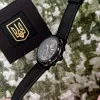 Годинник наручний Patriot 016 All Black Тризуб золото фото 4