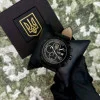 Годинник наручний Patriot 016 All Black Тризуб золото фото 5