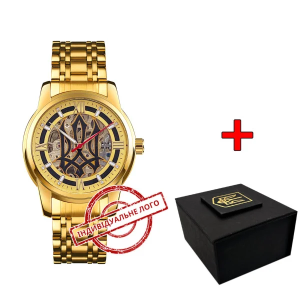 Годинник наручний Patriot 025 Sharp Gold-Gold Індивідуальне Лого фото 1