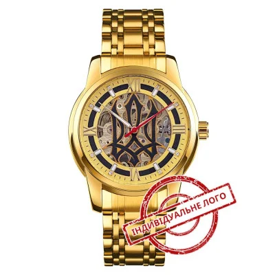 Годинник наручний Patriot 025 Sharp Gold-Gold Індивідуальне Лого