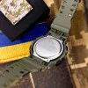 Годинник наручний Patriot 005 Тризуб срібло Camo Green + Коробка. фото 6