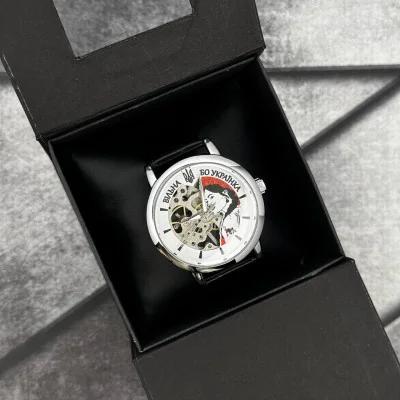 Часы наручные Patriot 022 Silver-Black Mechanic Вольная бо Украинка