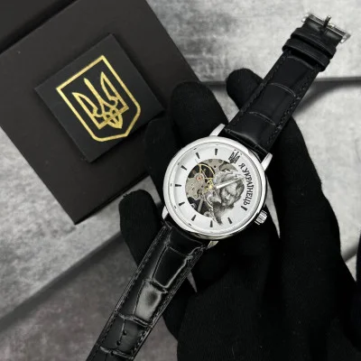 Часы наручные Patriot 022 Silver-Black Mechanic Я Украинец