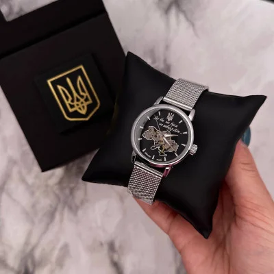 Часы наручные Patriot Silver-Black Где бы ни была