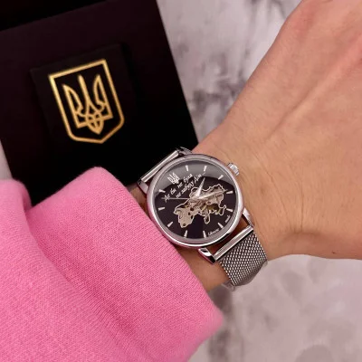 Часы наручные Patriot Silver-Black Где бы ни была