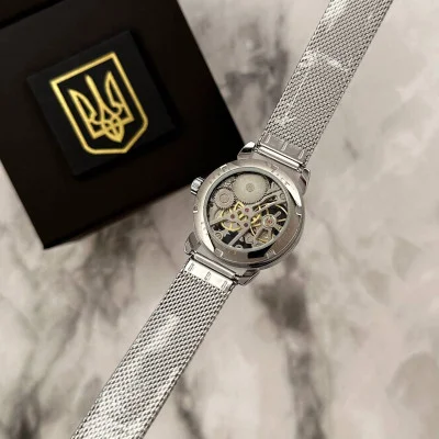 Часы наручные Patriot Silver-Black Где бы ни была