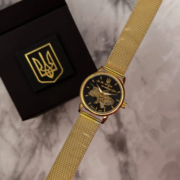 Годинник наручний Patriot Gold-Black Де би не була фото 5