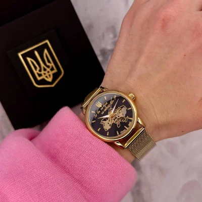Часы наручные Patriot Gold-Black Где бы ни была