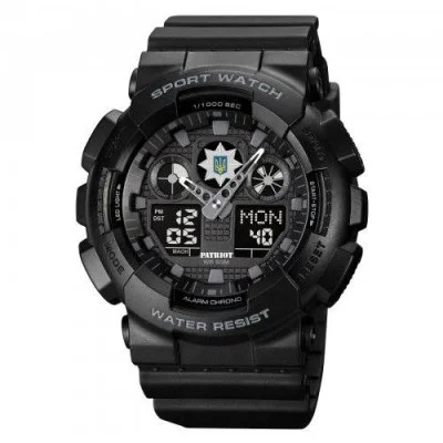 Годинник наручний Patriot 007 Black Police UA + Коробка.