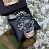 Годинник наручний Patriot 005 Тризуб срібло Сірий камуфляж Паракордовий ремінець Desert Camo + Короб фото 4