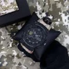 Годинник наручний Patriot 005 Тризуб золото Чорний Паракордовий ремінець Desert Camo + Коробка фото 3