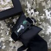 Годинник наручний Patriot 005 Тризуб золото Чорний Паракордовий ремінець Desert Camo + Коробка фото 6