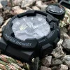Часы наручные Patriot 005 Трезубец золото Черный Паракордовый ремешок Camo Green + Коробка фото 4