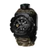 Часы наручные Patriot 005 Трезубец золото Черный Паракордовый ремешок Camo Green + Коробка фото 6