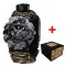 Patriot 005 Тризуб золото Сірий камуфляж Паракордовий ремінець Camo Green+Коробка
