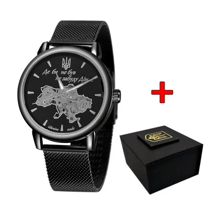 Часы наручные Patriot 022 All Black Mechanic Mesh Не Забуду Дом