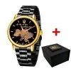Часы наручные Patriot 022 Black-Gold Mechanic Metall Не забуду Дом фото 2