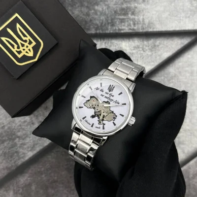 Часы наручные Patriot 022 Silver-White Mechanic Metall Не забуду Дом