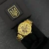 Часы наручные Patriot 022 Gold-Gold Mechanic Metall Не забуду Дом фото 3
