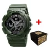Годинник наручний Patriot 005 Тризуб срібло Army Green + Коробка фото 2