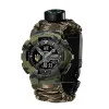 Годинник наручний Patriot 005 Тризуб золото Camo Green Паракордовий ремінець Camo Green + Коробка. фото 7