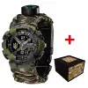 Годинник наручний Patriot 005 Тризуб золото Camo Green Паракордовий ремінець Camo Green + Коробка. фото 2
